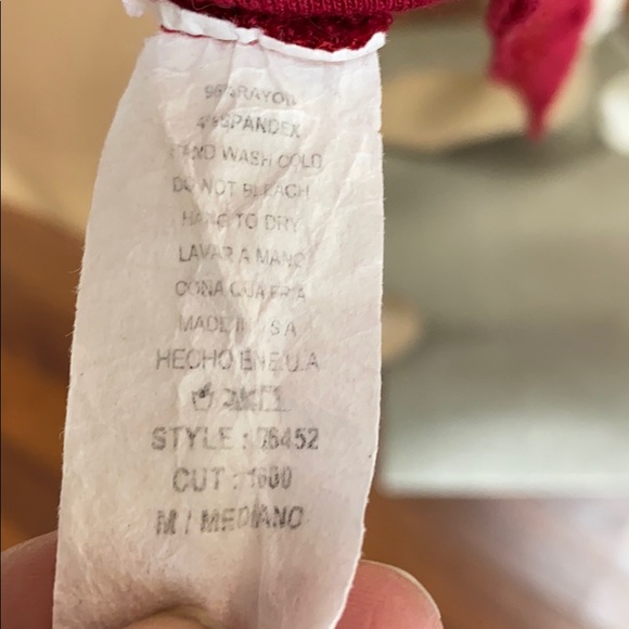 Hottie Comfy Medium Red Tank Hi-Lo Dress - Picture 8 of 8